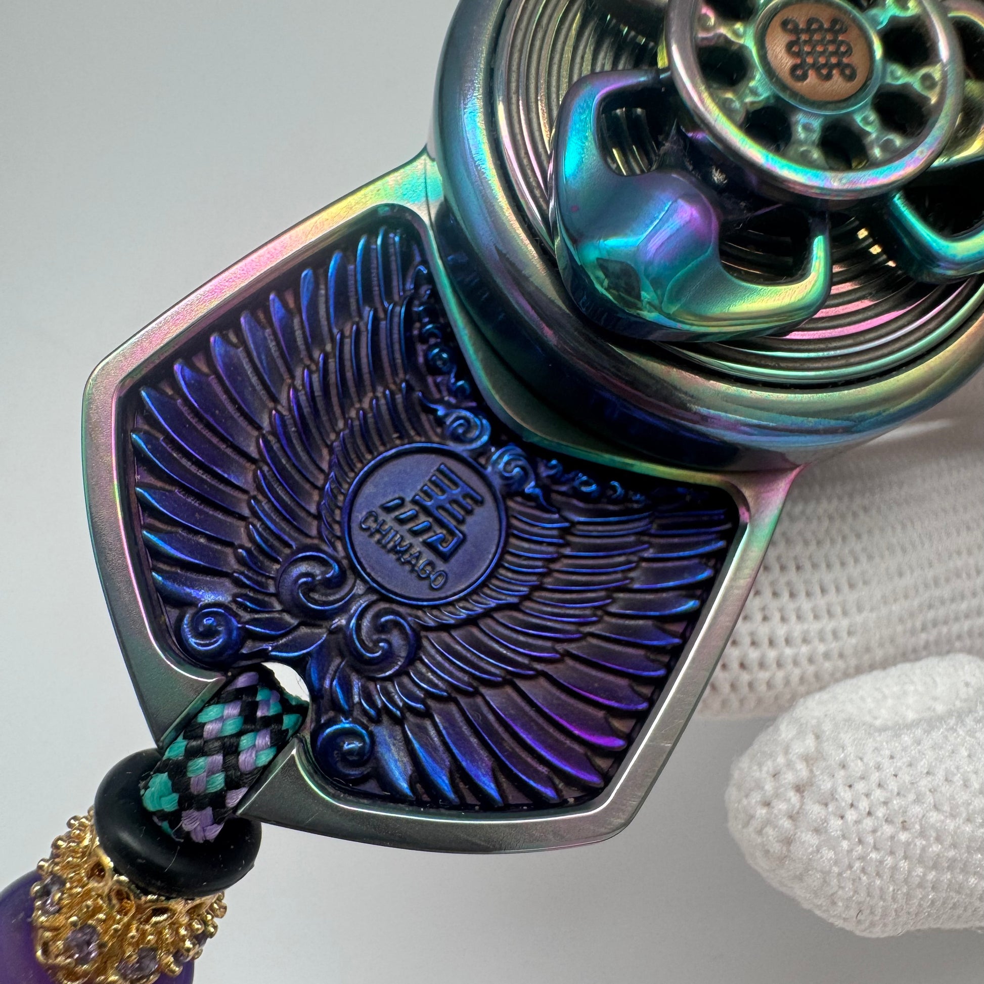 Demon Subduing Toga Tangcao Pattern Titanium