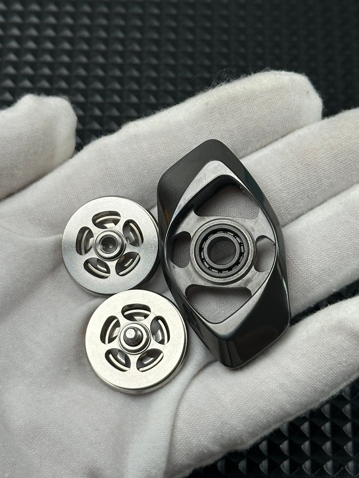 Sphere Puzzle Buckle Accessories Bearing Cap Zirconium Polished