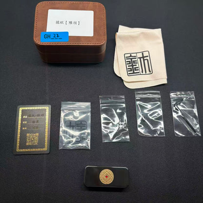Brocade & Azure Paperweight Zirconium