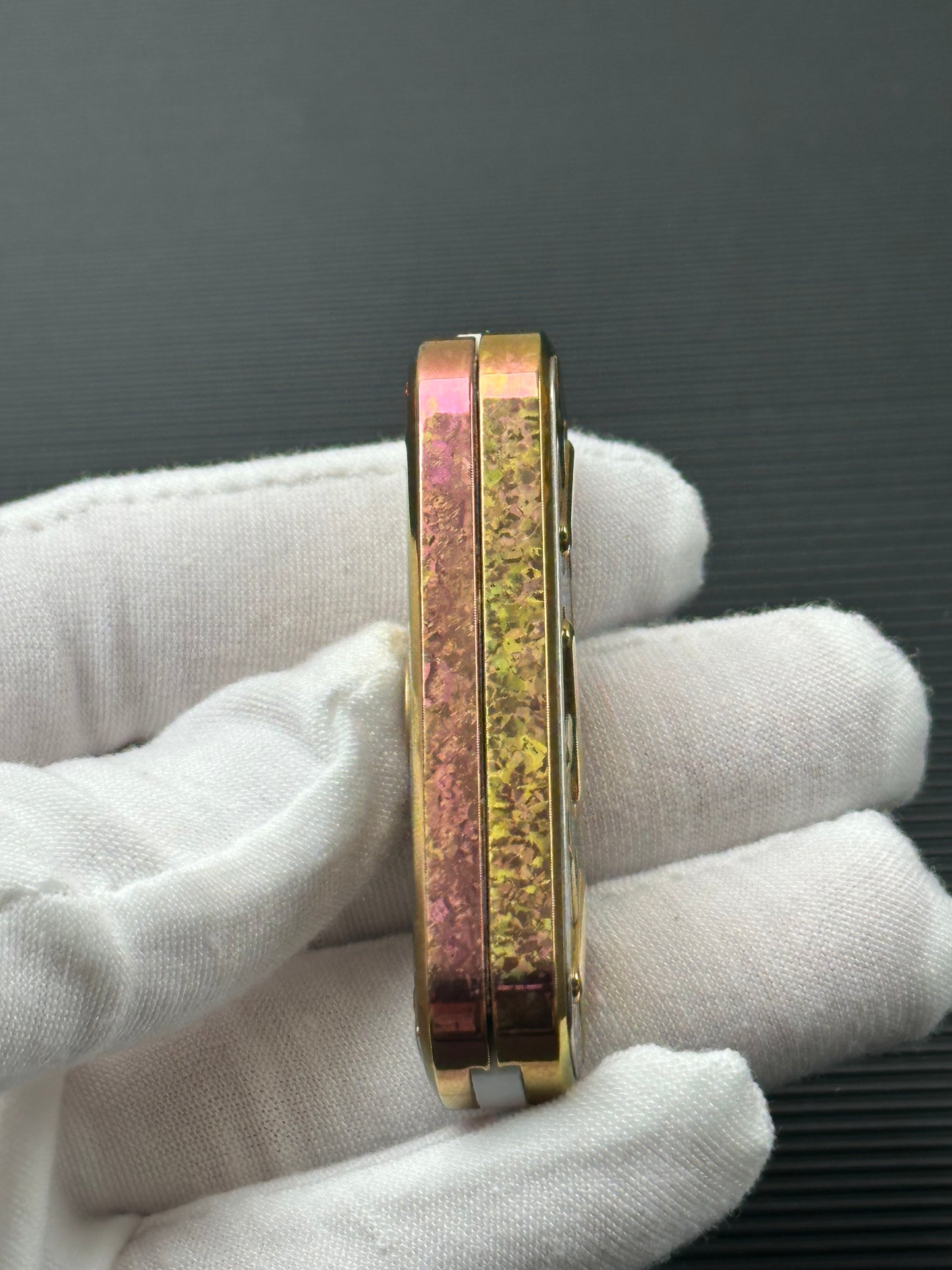 Razor Edge Crystallized Titanium