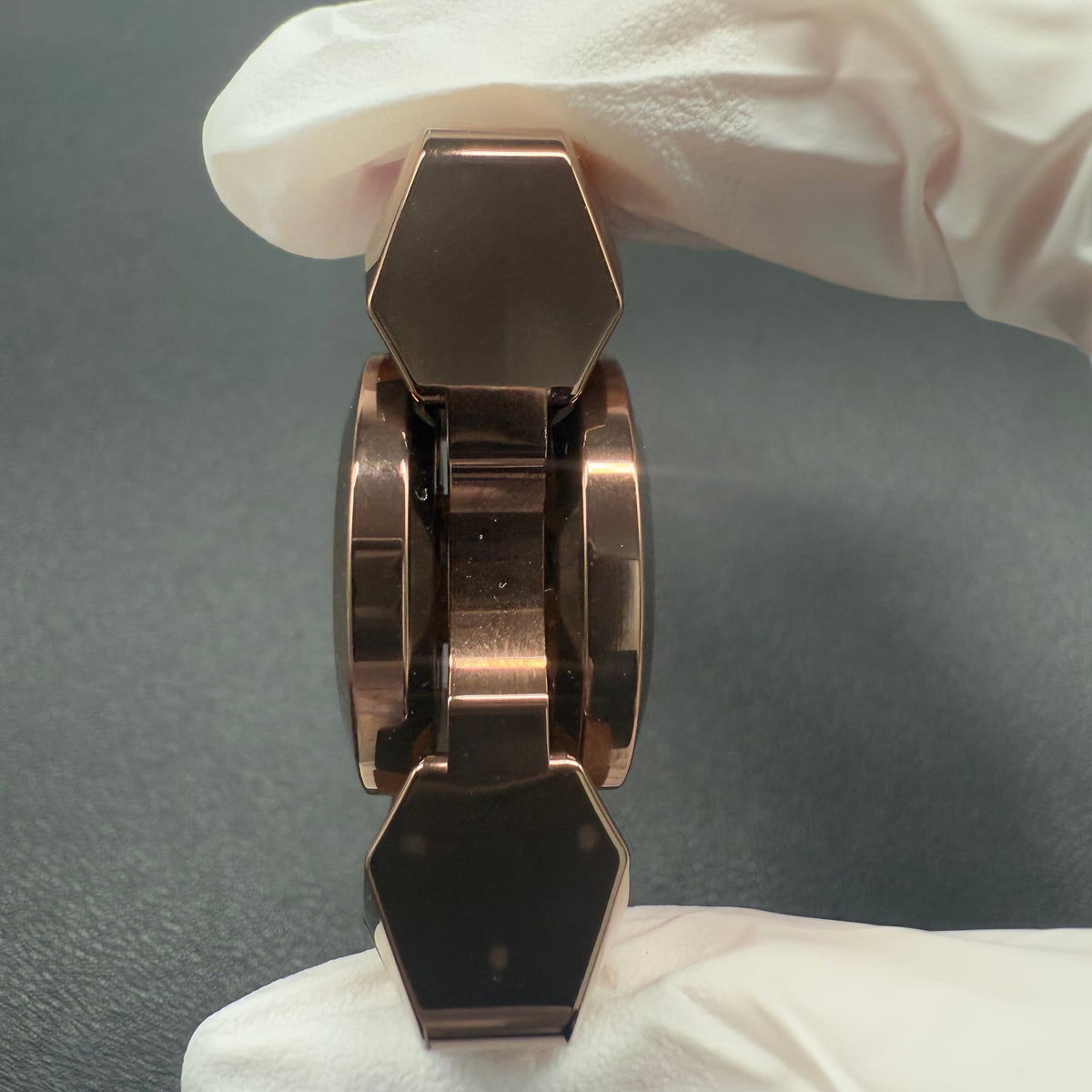 Amber Tenon Stainless Steel PVD Coated