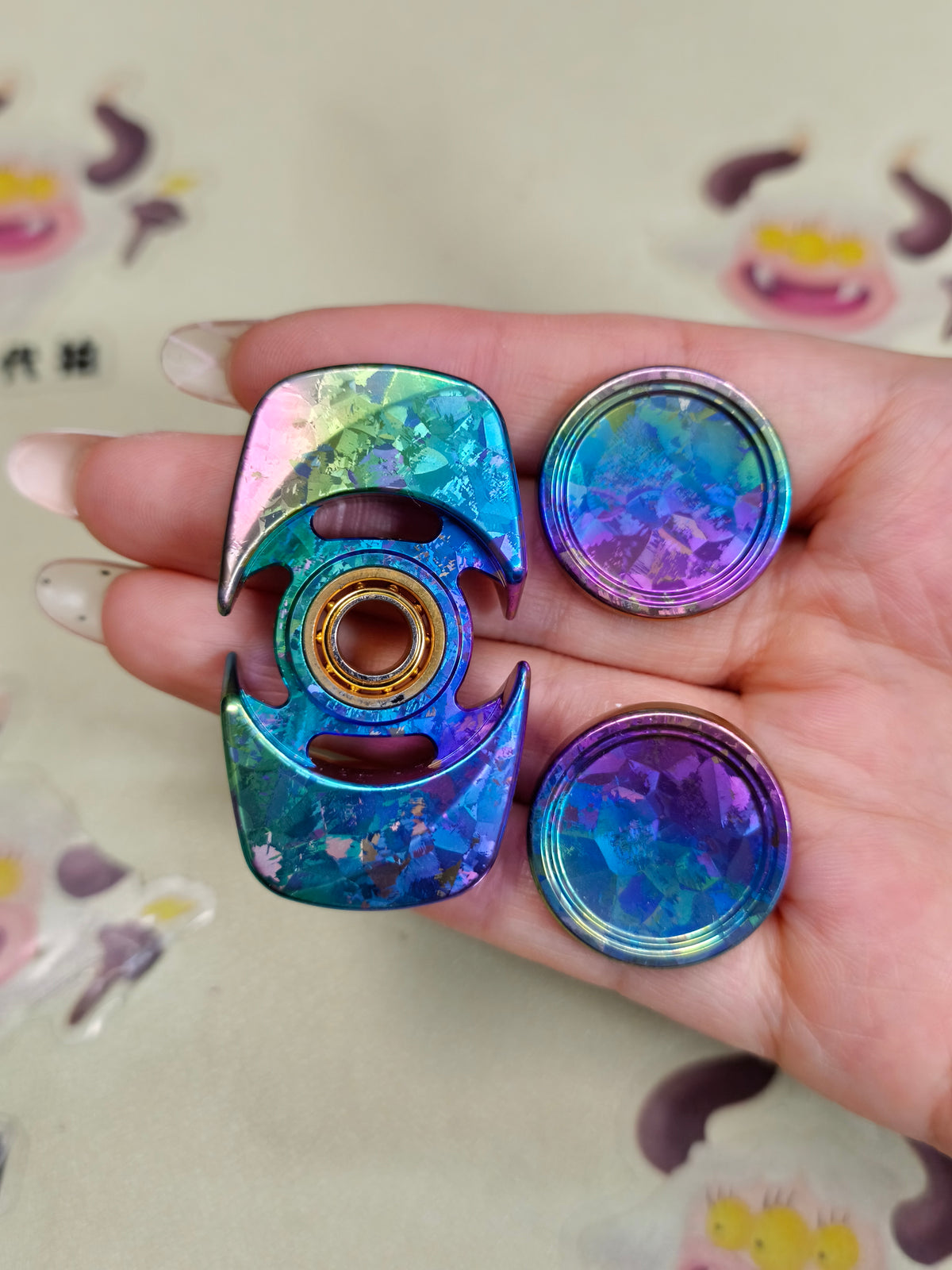 Premium Exquisite Cloud Crystallized Titanium