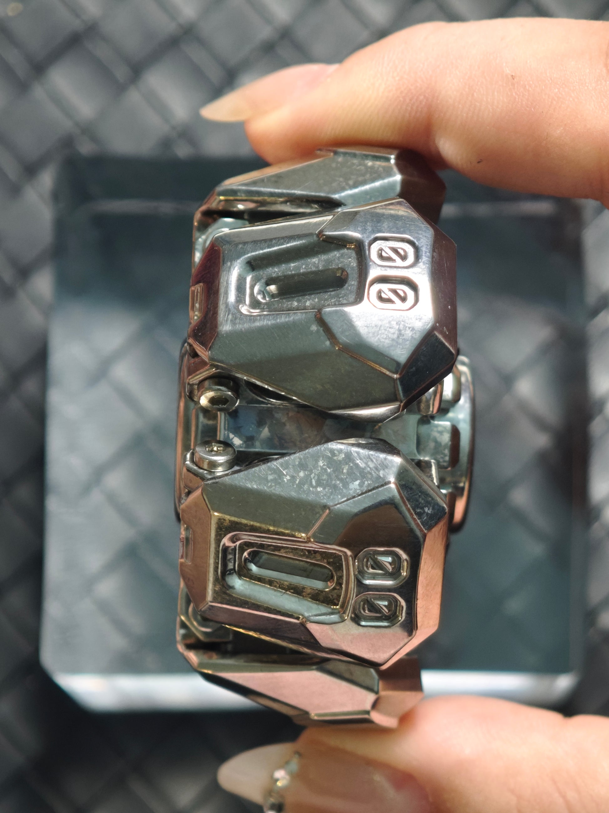 Ancient Iron Crystallized Titanium