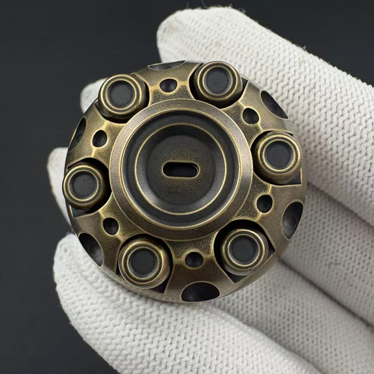 Death Star r Brass Distressed