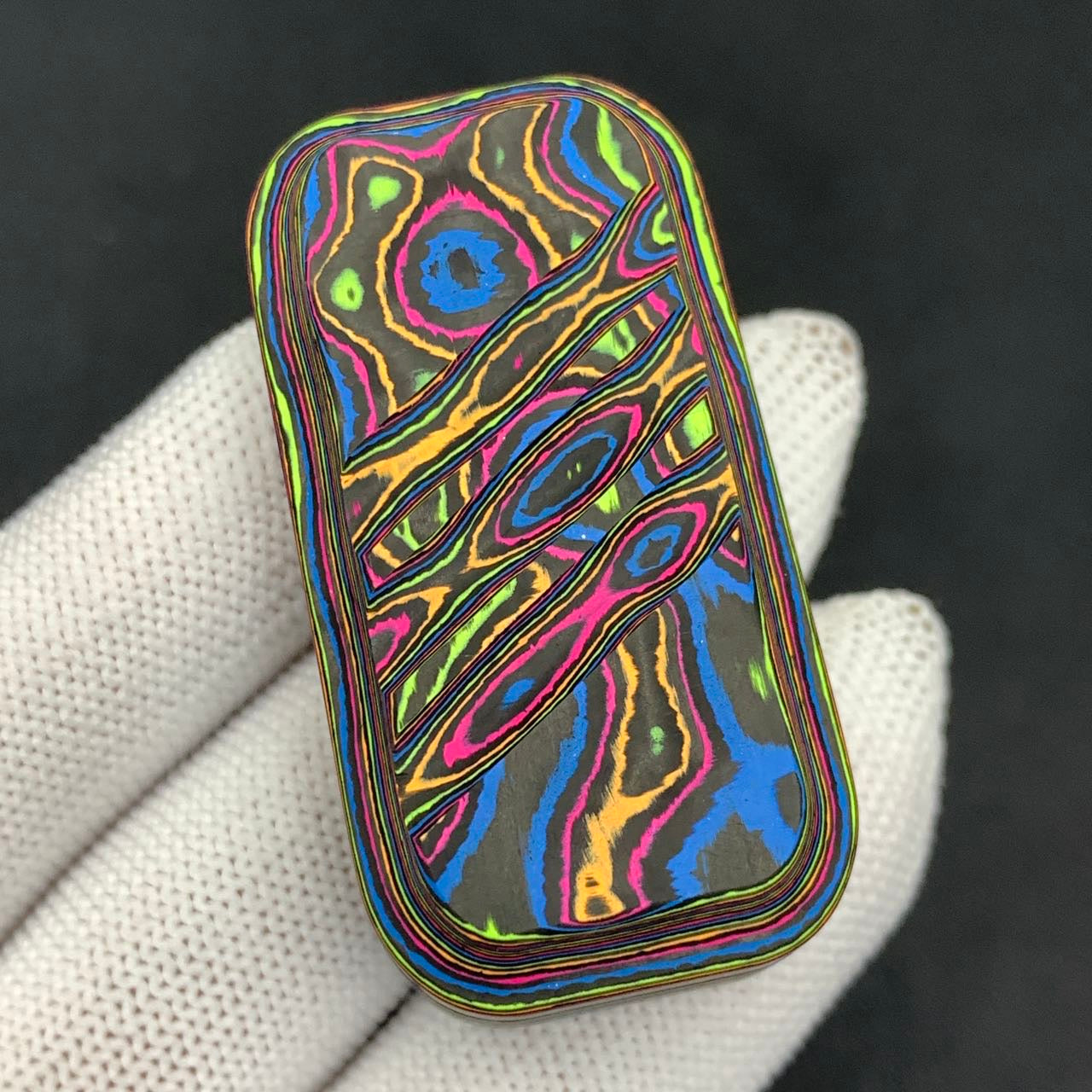 Lucky Candy Carbon Damascus