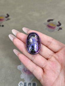 Jingle Beetle Zirconium Color-Anodized Polished