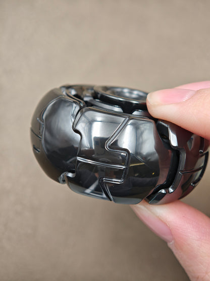 Pillbug Shell Opening Zirconium Polished