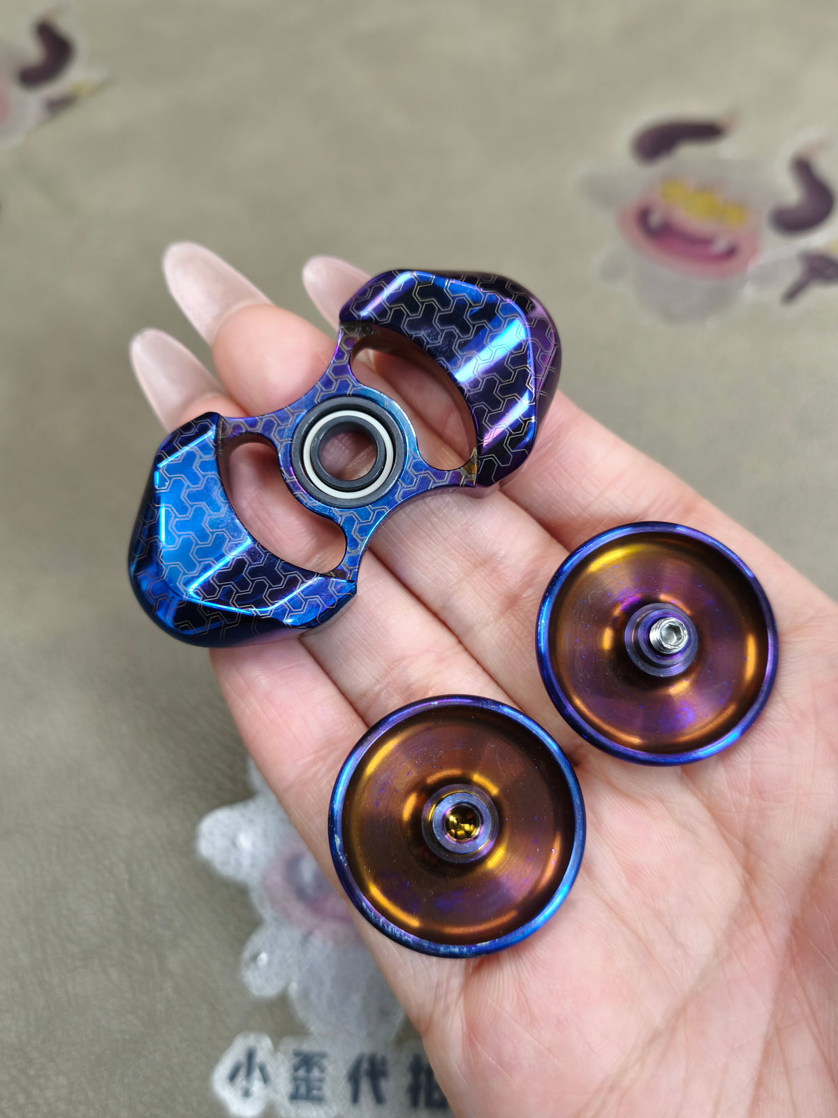 Feather Titanium Color-Anodized