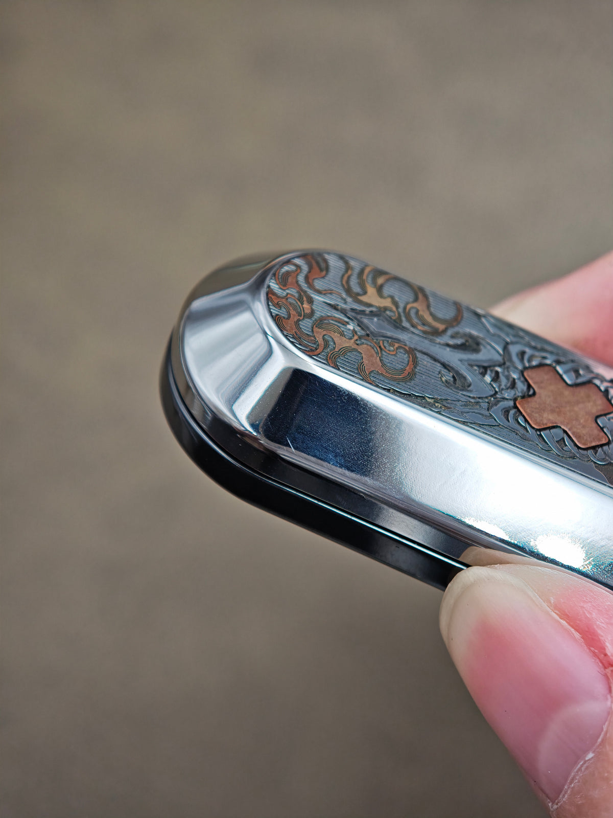 Axis Stainless Steel Engraved