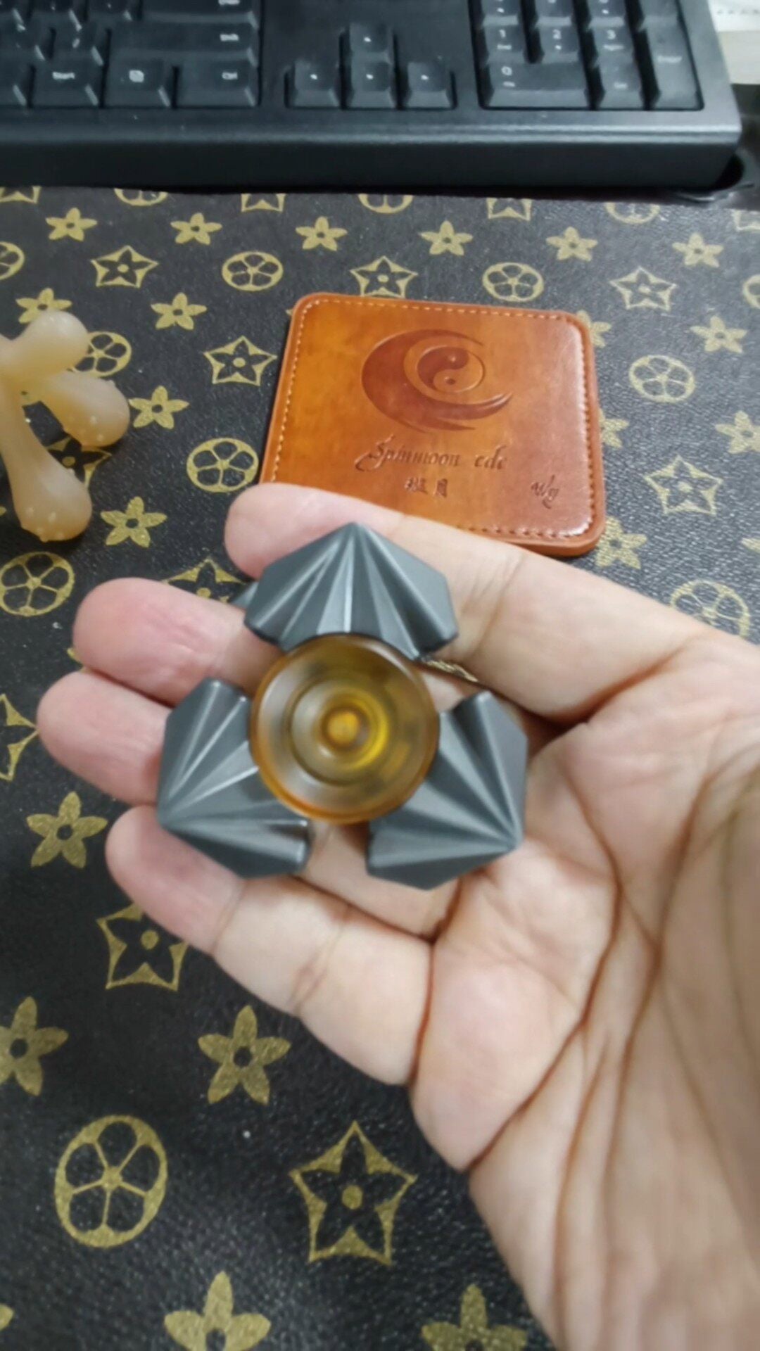 Tri-Leaf Crossbone Stainless Steel PEI