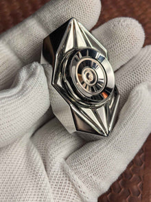 Tri-Leaf Crossbone Stainless Steel