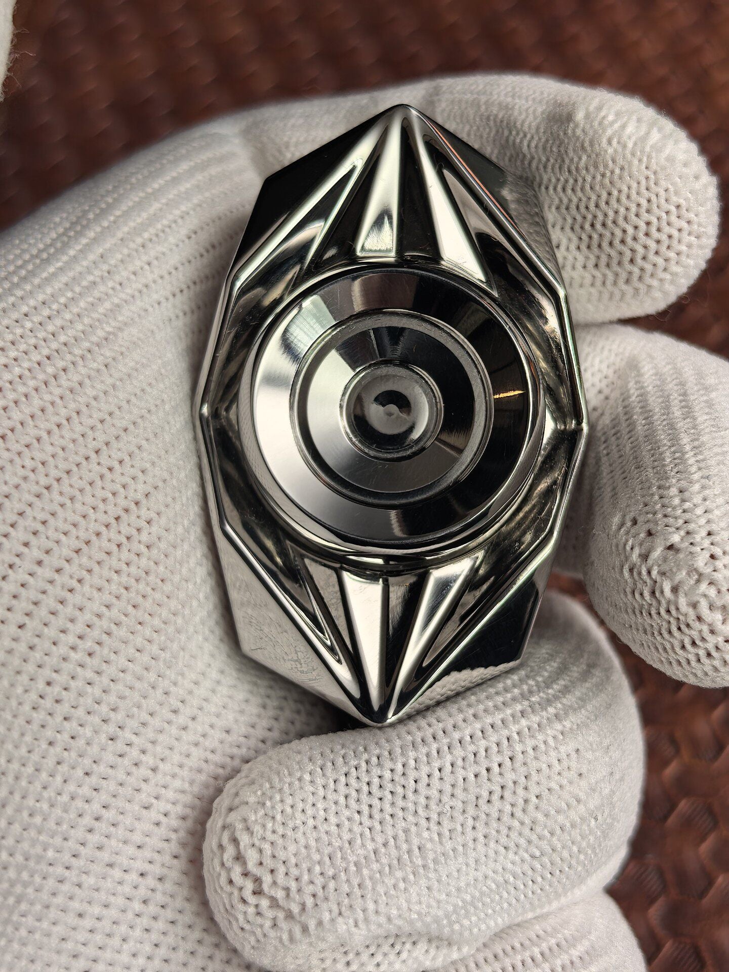 Tri-Leaf Crossbone Stainless Steel
