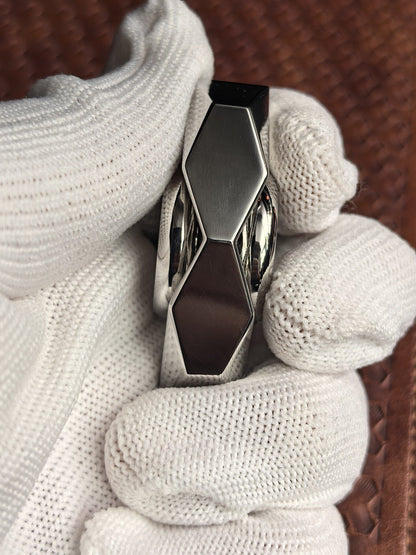 Tri-Leaf Crossbone Stainless Steel