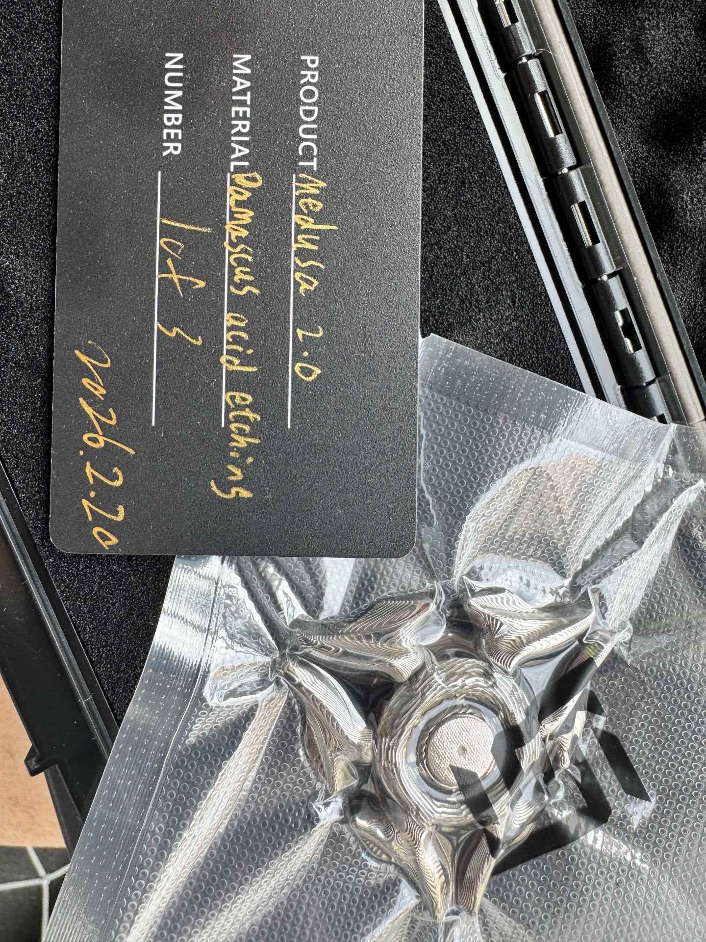 Sandblasted Medusa 2.0 Damasteel Brand New