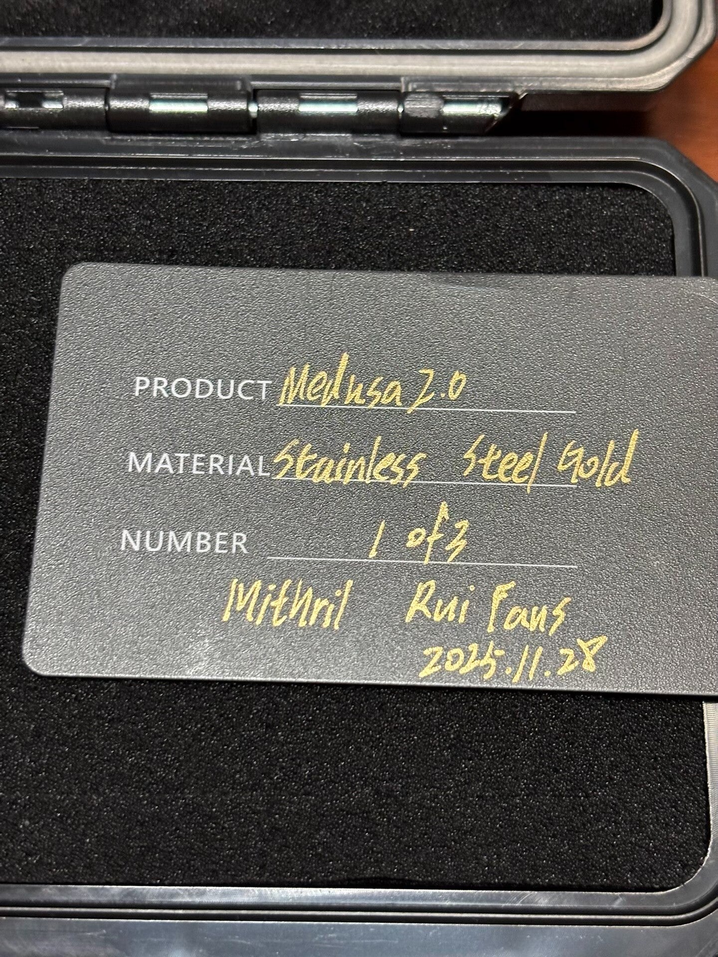 Sandblasted Medusa 2.0 Stainless Steel Brand New Limited Edition