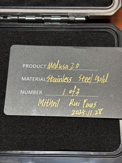 Sandblasted Medusa 2.0 Stainless Steel Brand New Limited Edition