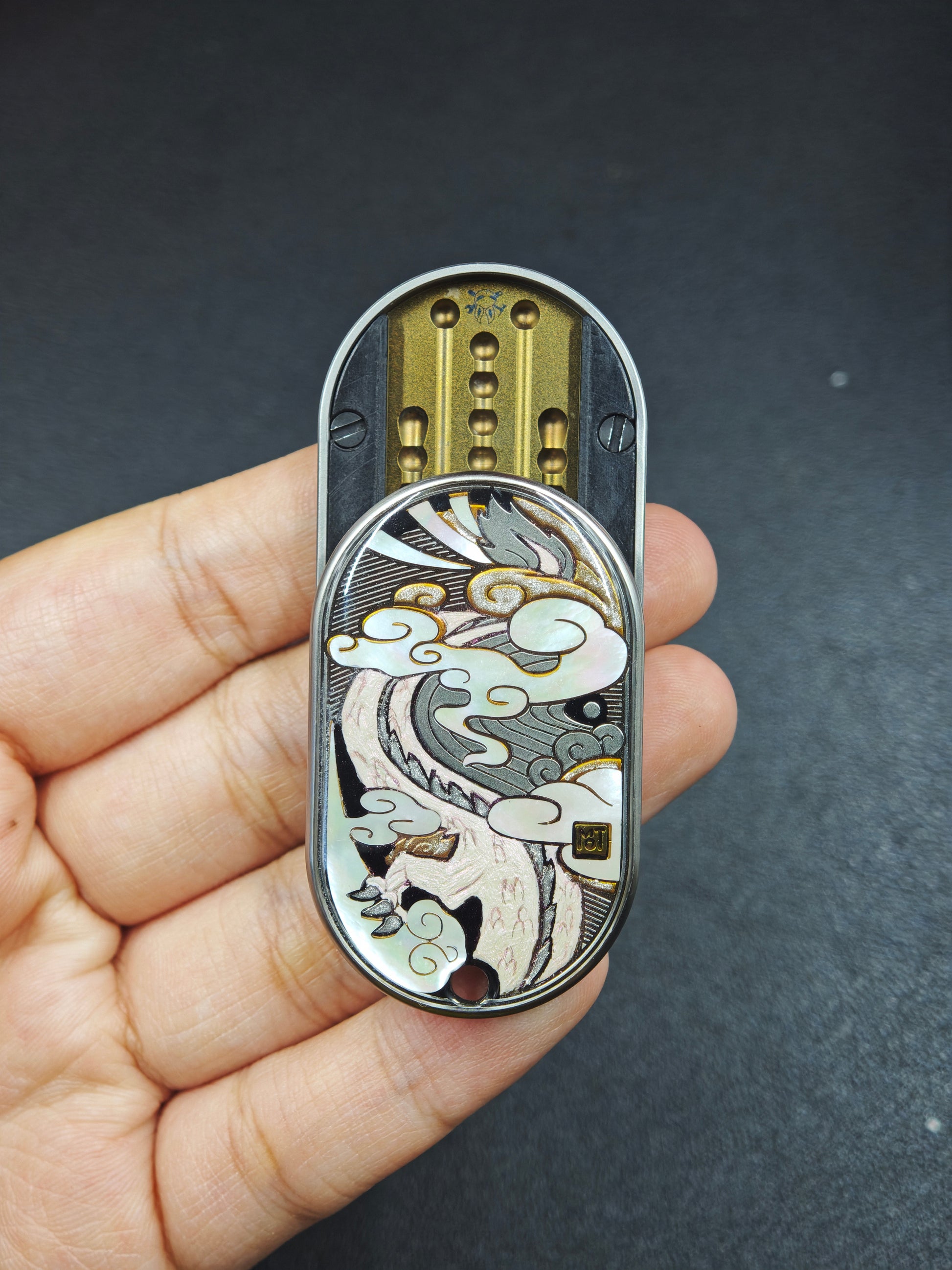Couture Dragon Rhythm Titanium Resin-Sealed
