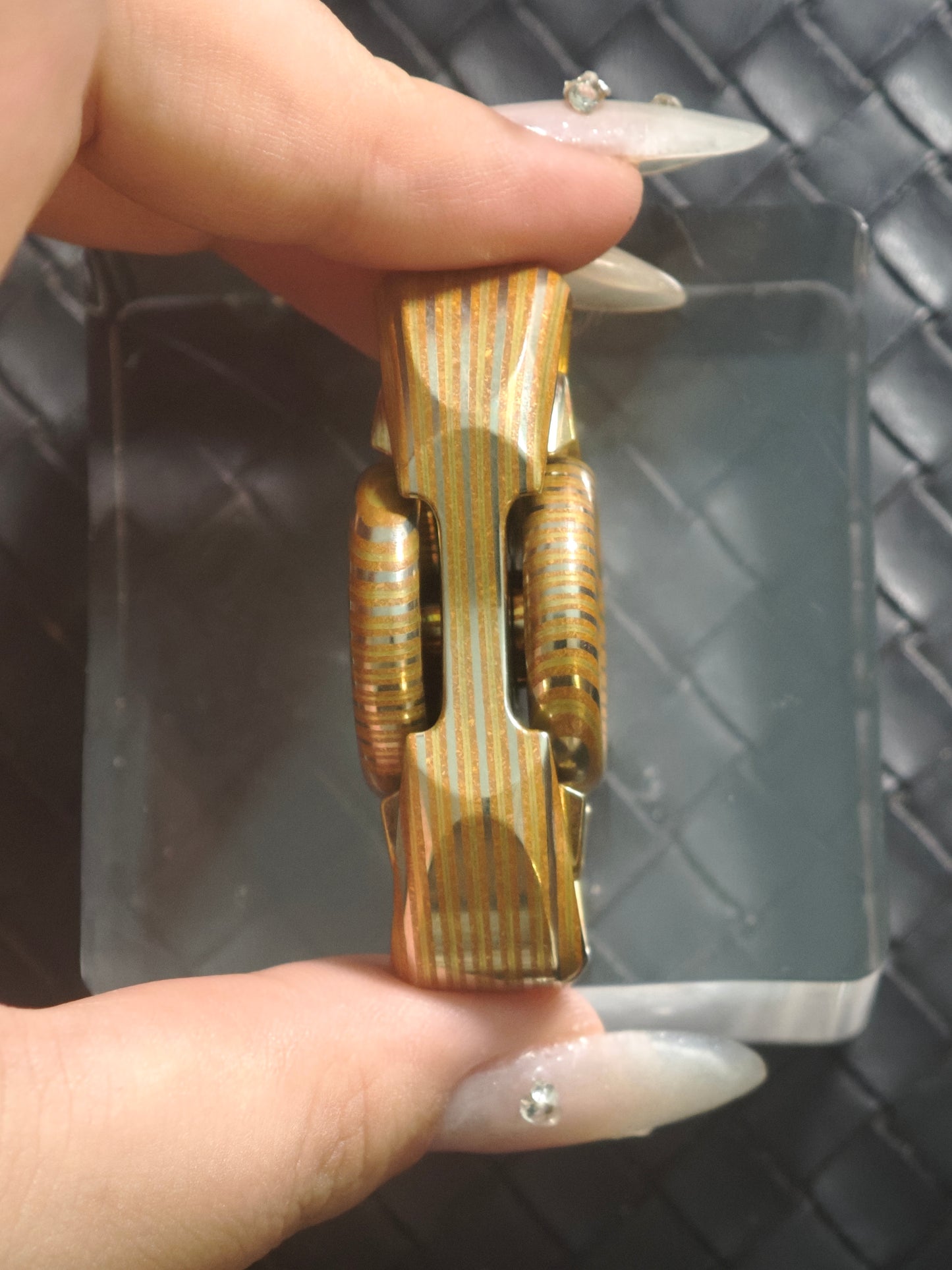Pan Yixian Copper Mokume