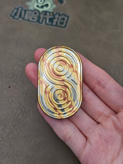 Rhythm Mokume Etched Resin-Sealed
