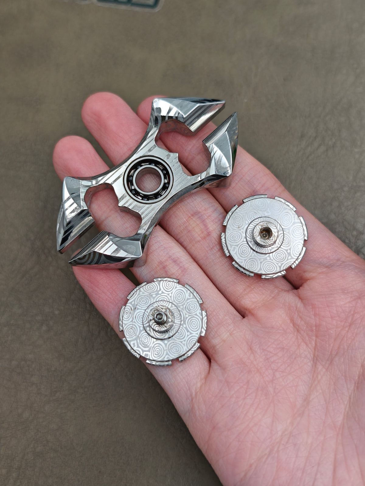 Scorpio Bearing Cap Damasteel