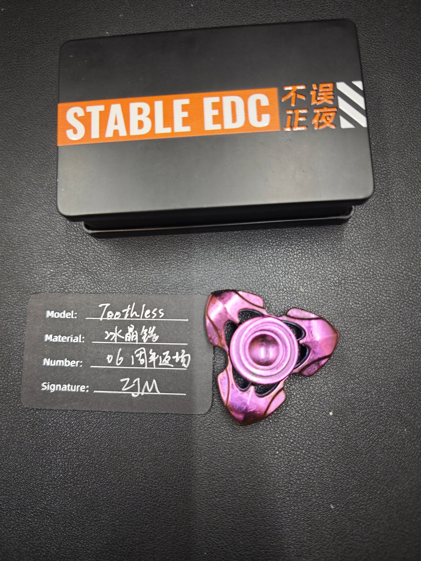 Toothless Finale Special Material Crystallized Zirconium