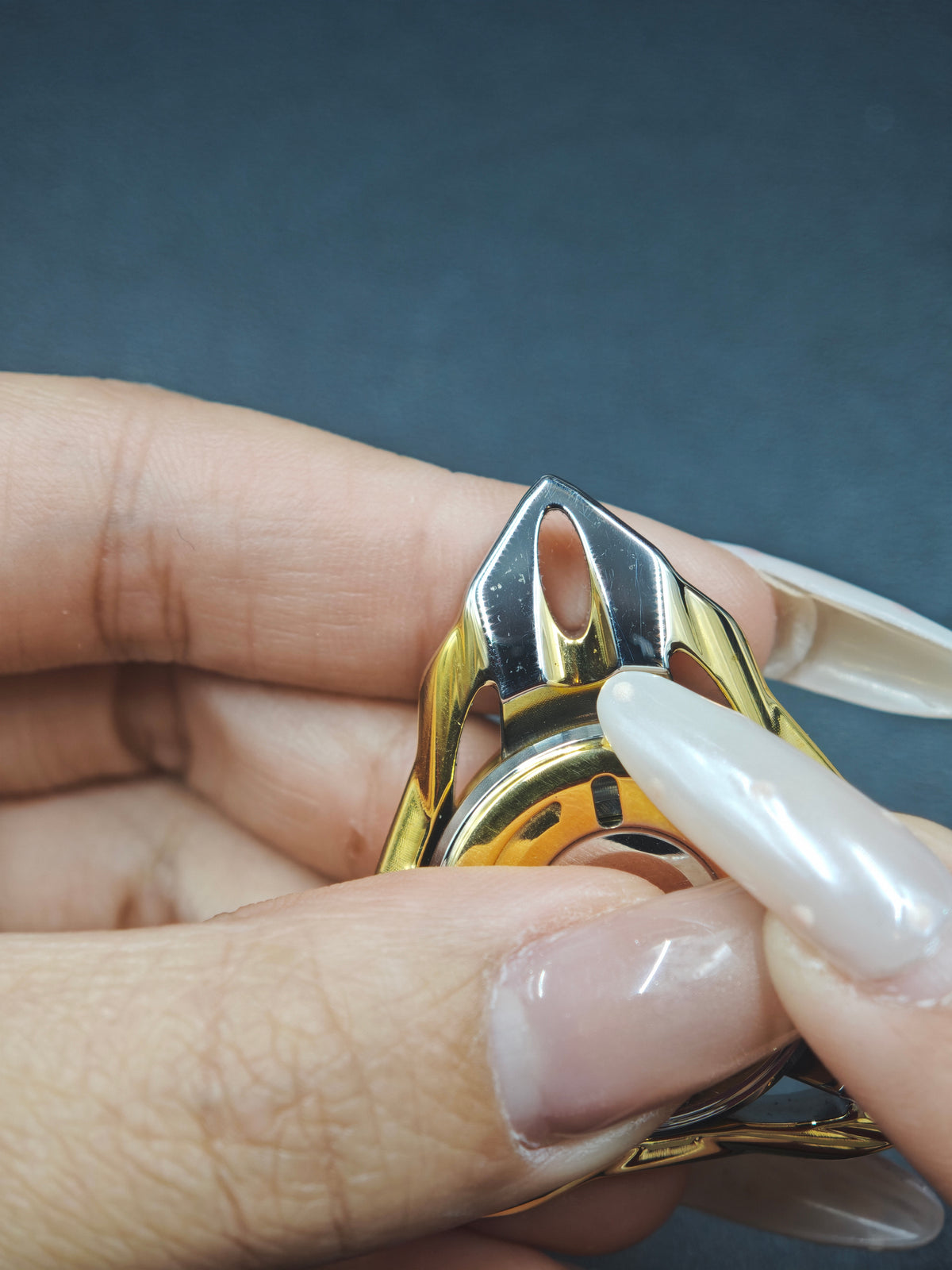 Flash Leap Stainless Steel Gold Plated