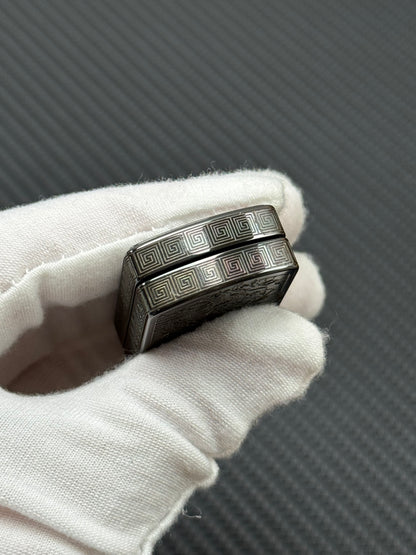 Root Three Zirconium Engraved Polished Limited Edition