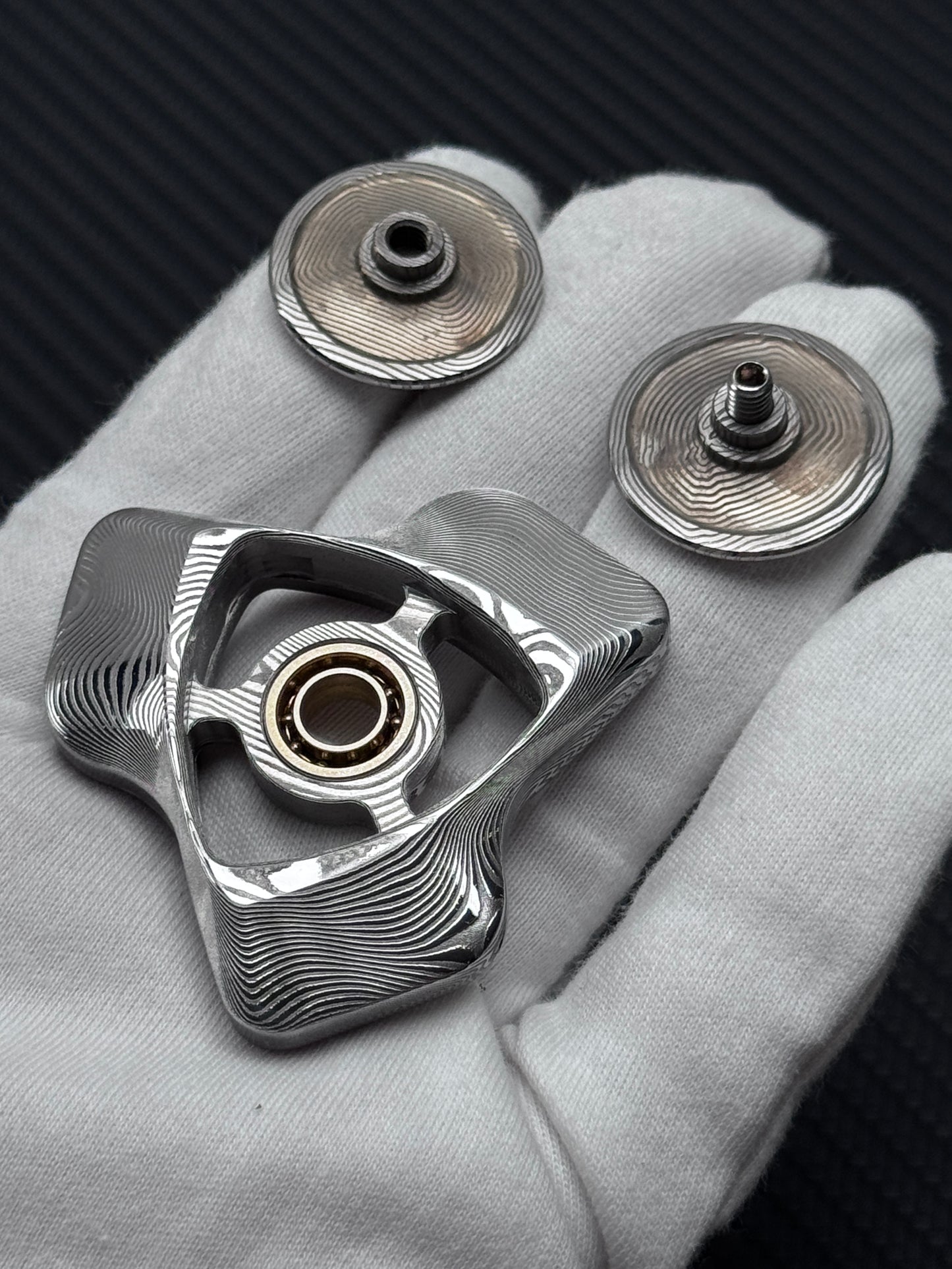 Phantom Dual Leaf Damasteel