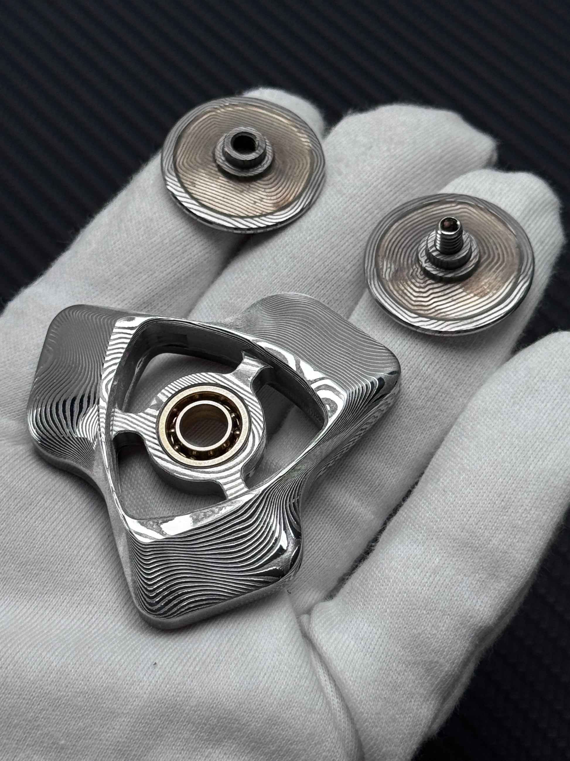 Phantom Dual Leaf Damasteel
