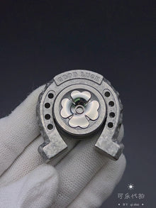 Lucky Horseshoe Crystallized Titanium