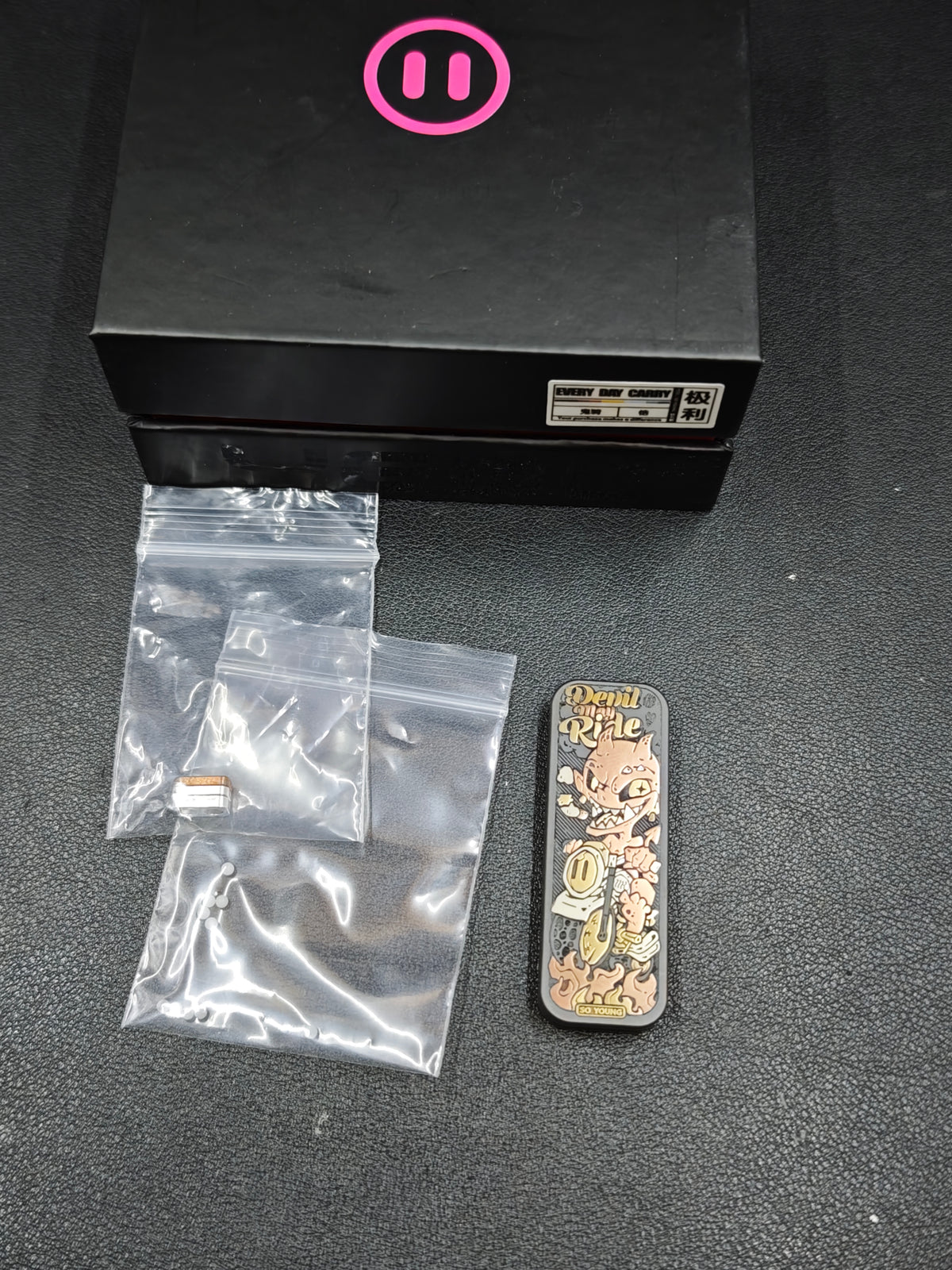 Ghost Rider Zirconium Engraved