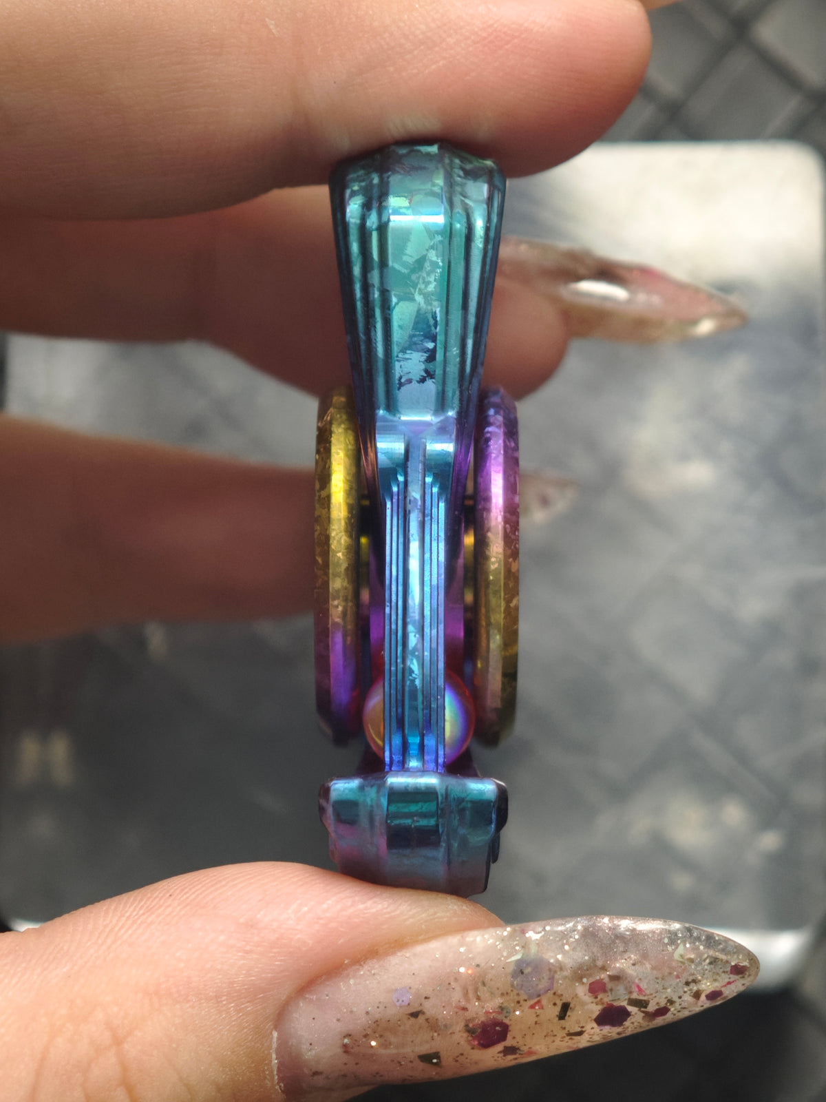 Morandi Crystallized Titanium