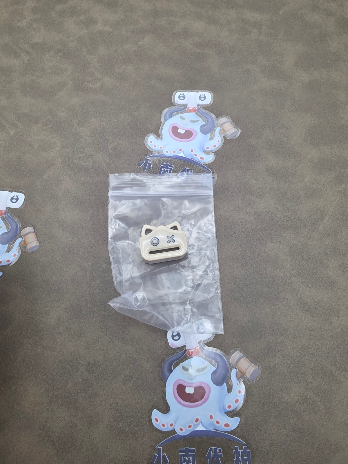 Demon Ji Emoji Pendant PEEK Resin-Sealed