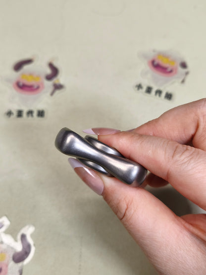 Folding Leaf Mini Titanium Stonewashed
