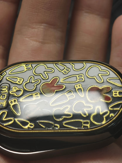 Grumpy Rabbit Rhythm Zirconium Resin-Sealed