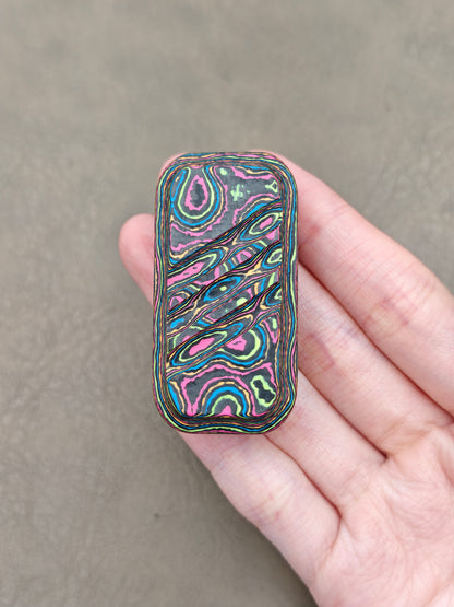 Lucky Candy Carbon Damascus