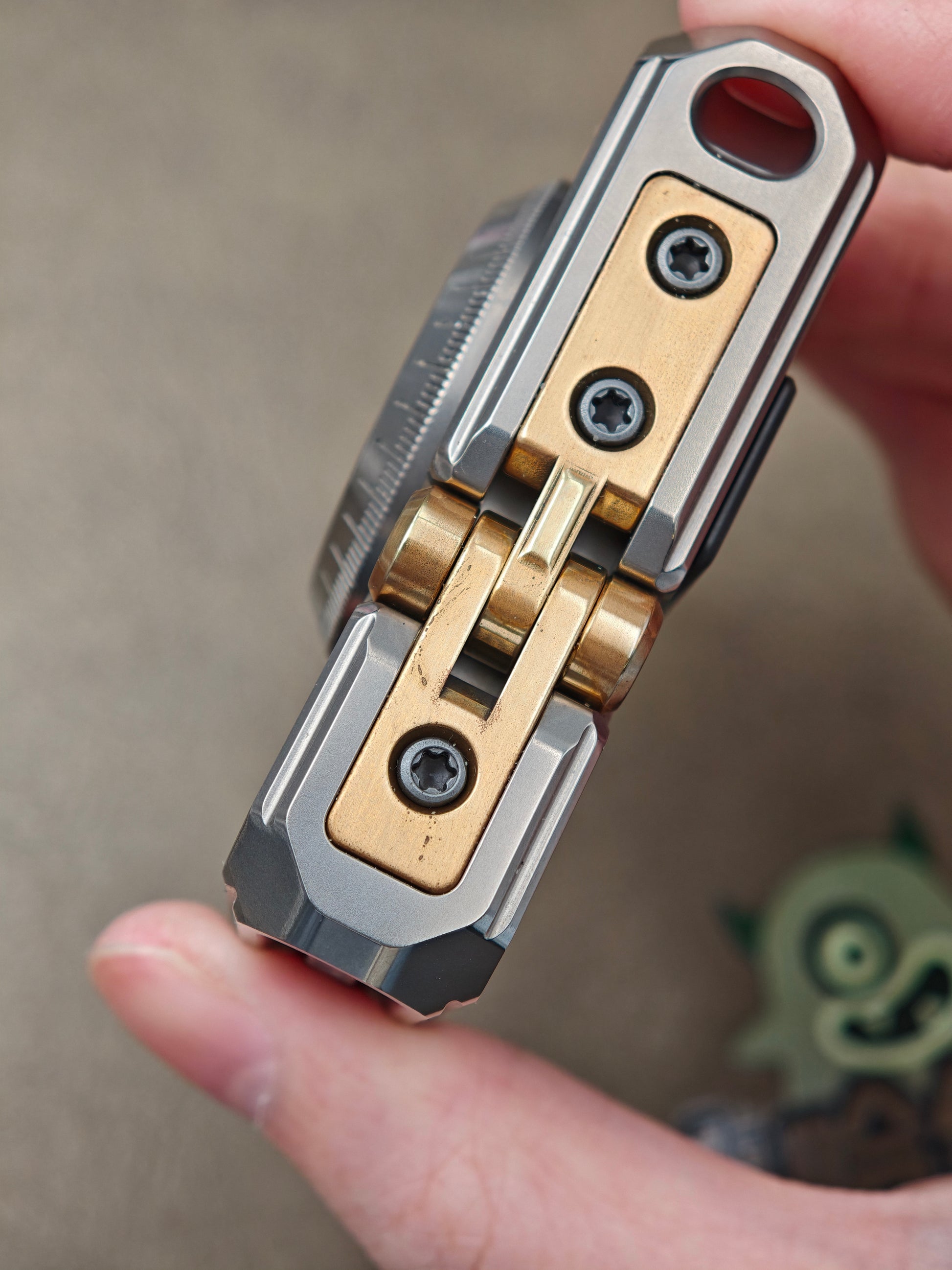 LOTTO Brass Titanium Mokume