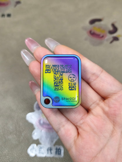 Price Tag Nine Palace Titanium Color-Anodized