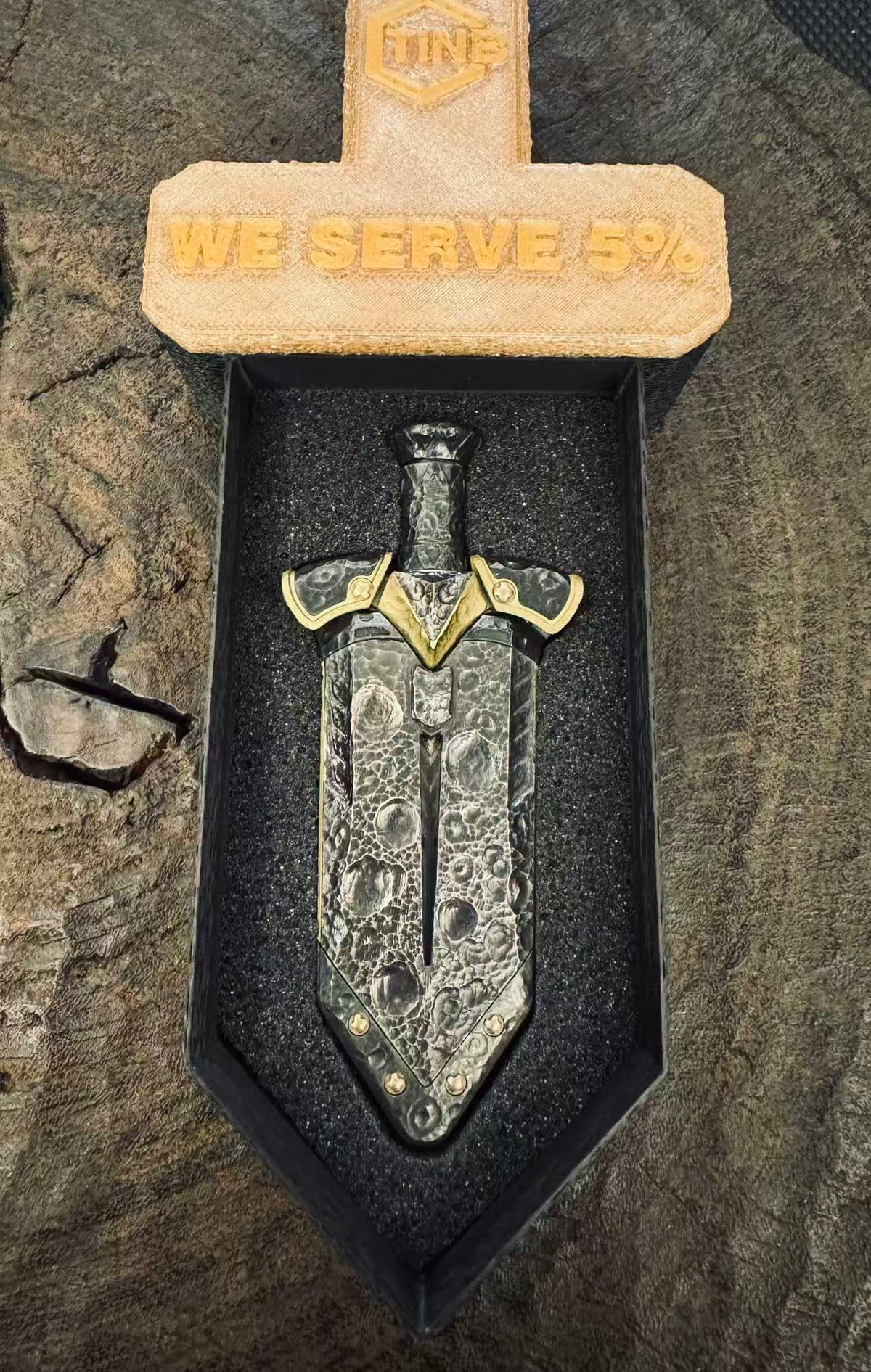 Aroundight Tungsten-Copper Engraved