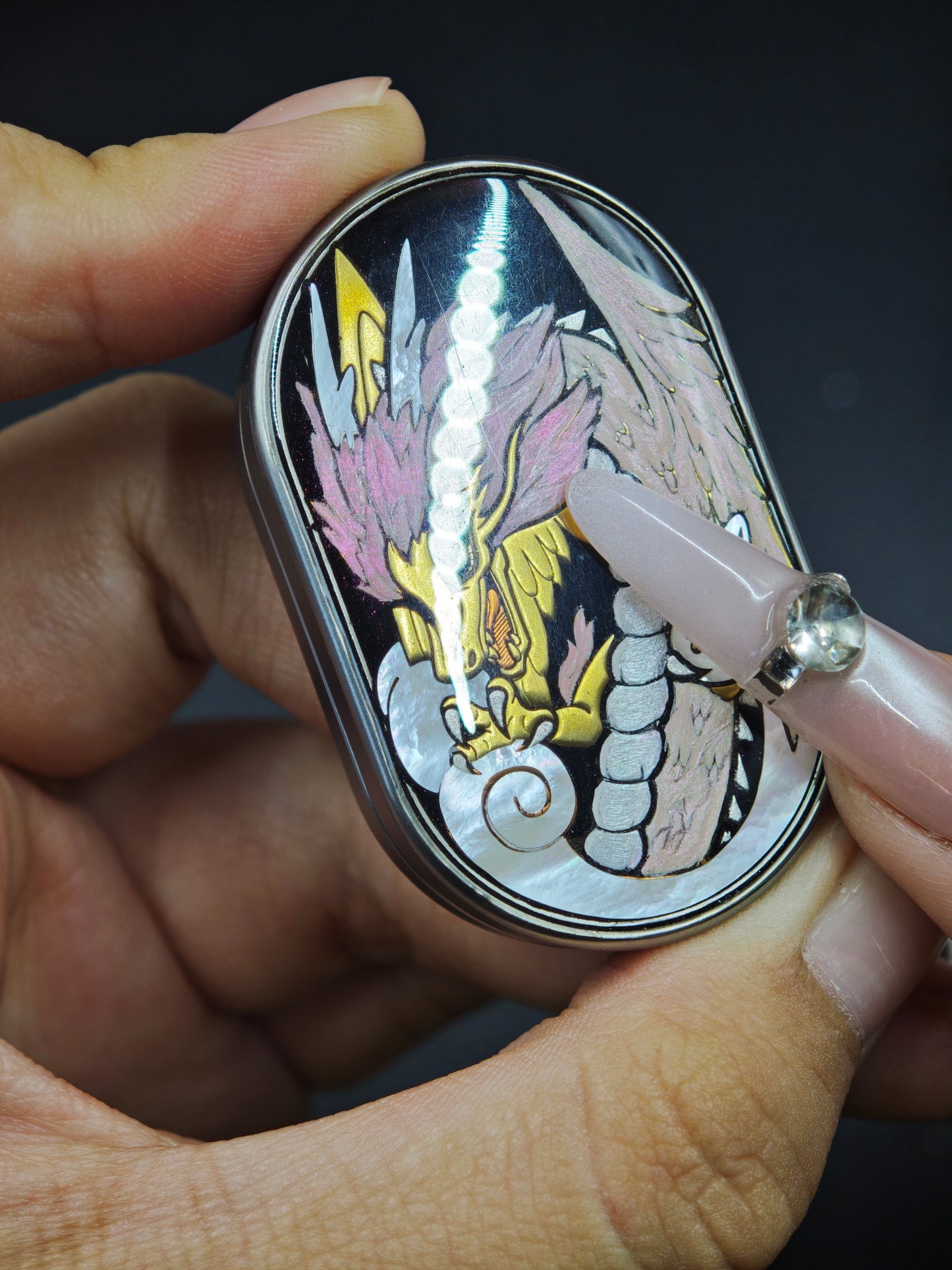Couture Dragon Rhythm Titanium Resin-Sealed