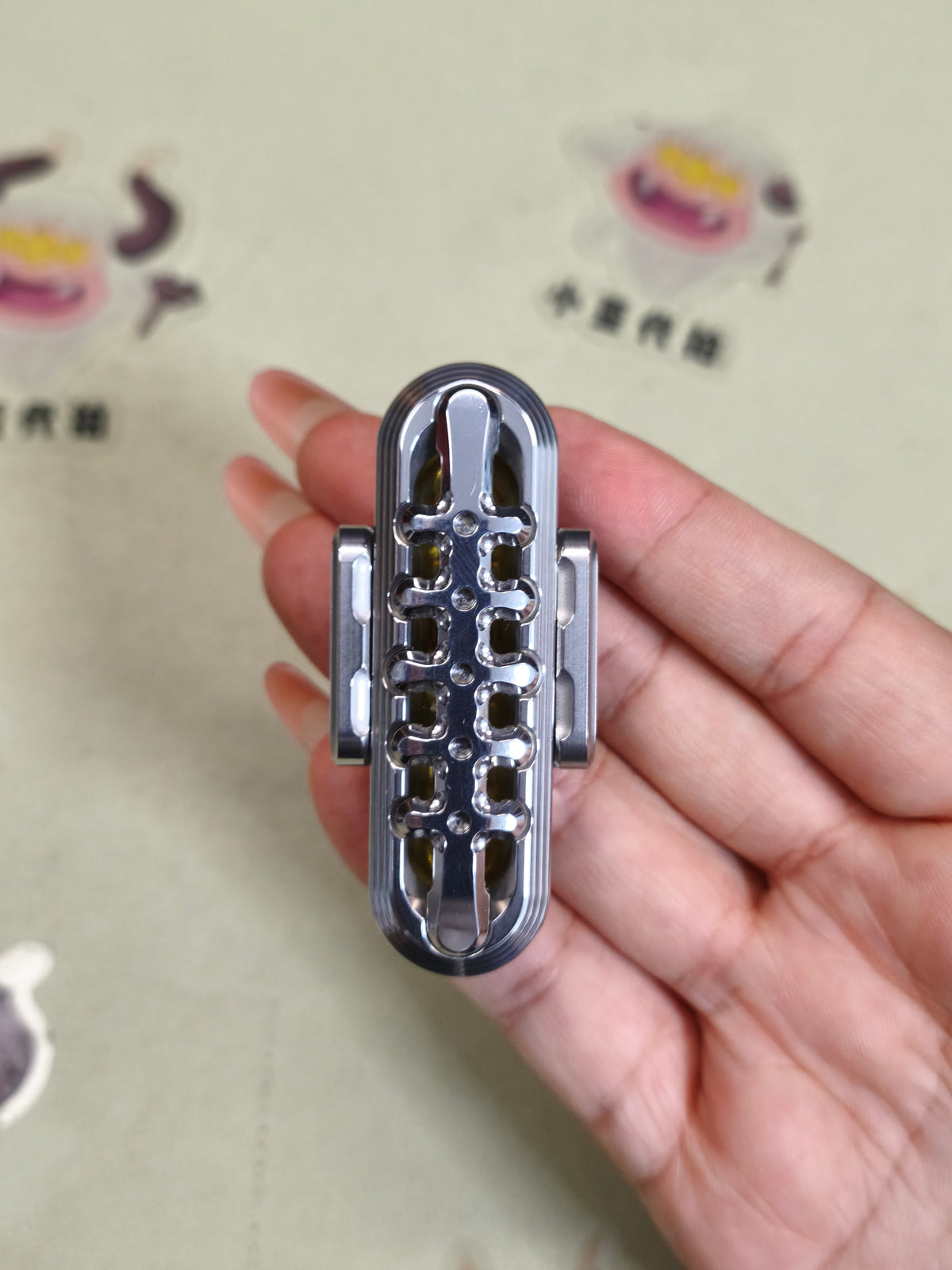 Exoskeleton Magnetic Mechanical Stainless Steel Blasted