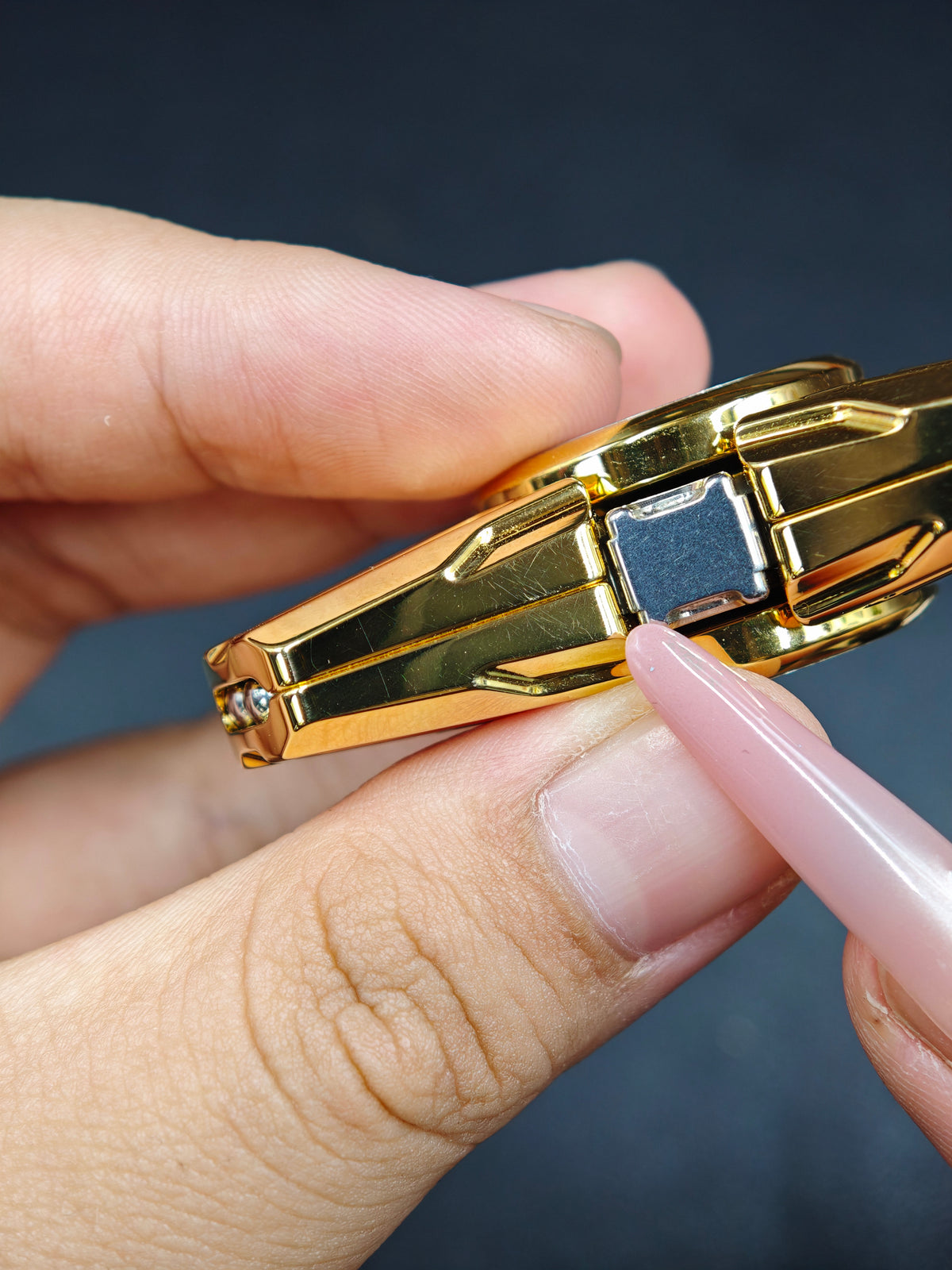 God of Time Stainless Steel Gold Plated