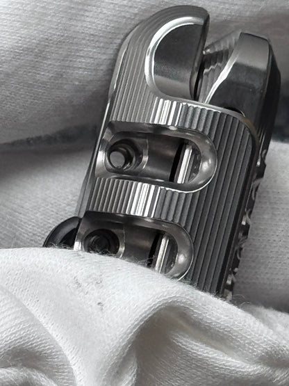 WANWU Exoskeleton Precision Machined Magnetic-Mechanical EDC Fidget Slider Titanium