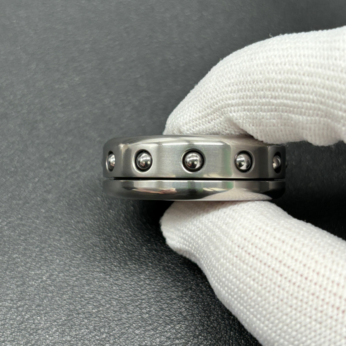 Dealer Button Stainless Steel
