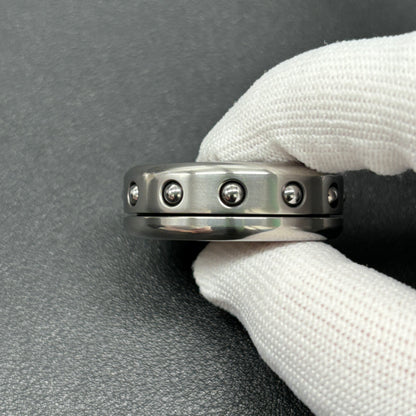 Dealer Button Stainless Steel