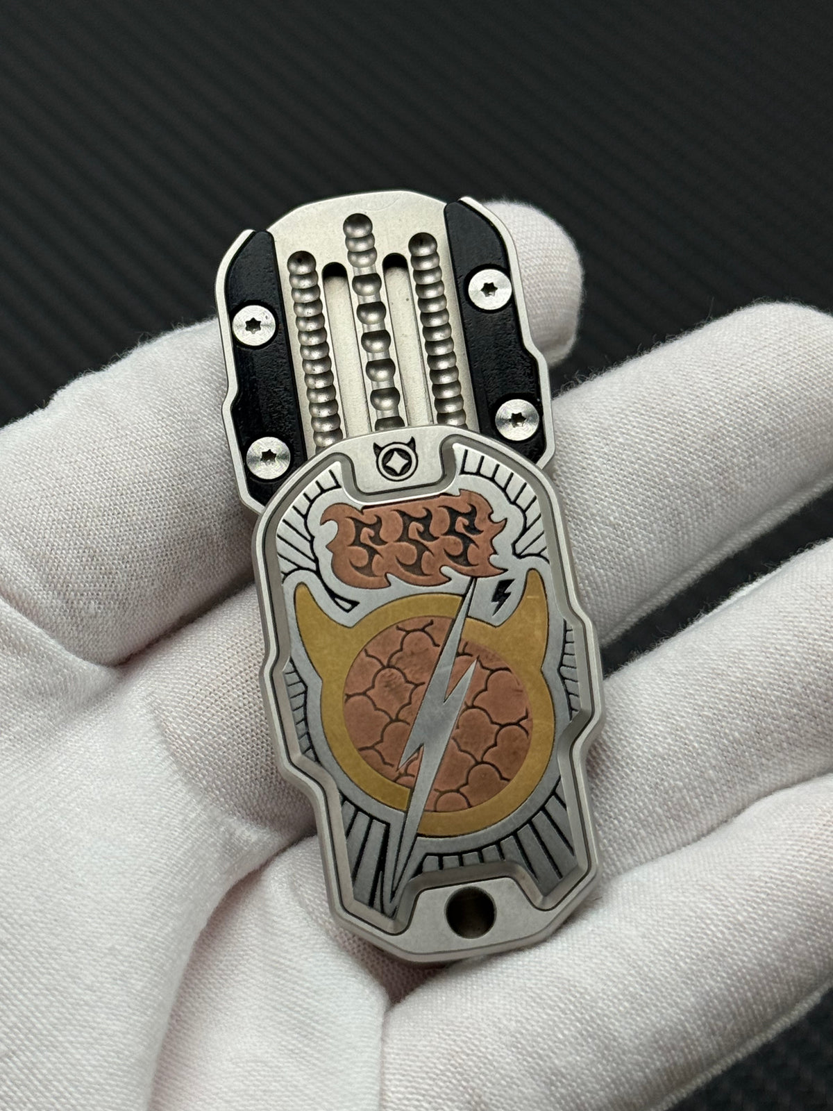 ALPHA S Stainless Steel Engraved