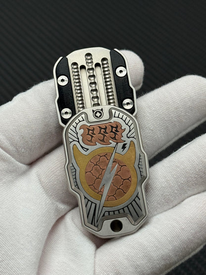 ALPHA S Stainless Steel Engraved