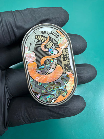 FuYao Titanium Gold Plated Resin-Sealed