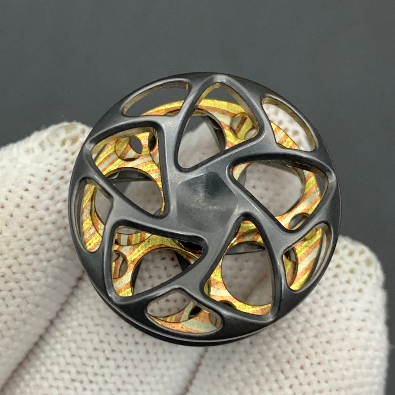 Decode Buckle Mokume Zirconium