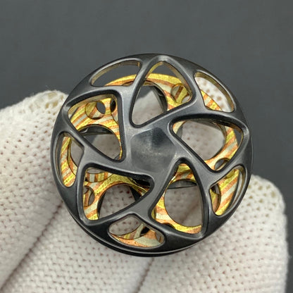 Decode Buckle Mokume Zirconium